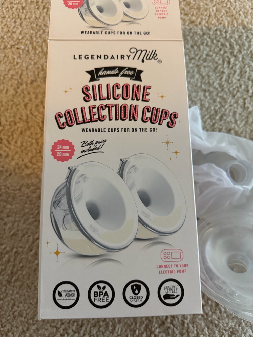 Legendairy milk silicone collection cups